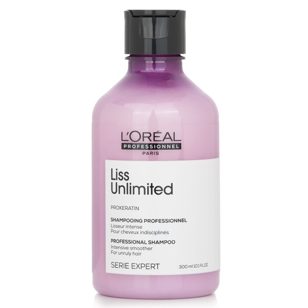 L'Oreal Professionnel Serie Expert Liss Unlimited Pro-Keratin Professional Shampoo, For Frizzy & Unruly Hair