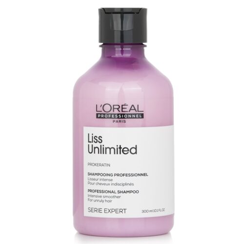 L'Oreal Professionnel Serie Expert Liss Unlimited Pro-Keratin Professional Shampoo, For Frizzy & Unruly Hair