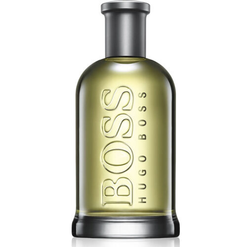 Description
Boss Bottled by Hugo Boss is a Woody Spicy fragrance for men.                                             
Top Notes: Top notes are Apple, Plum, Lemon, Bergamot, Oakmoss and Geranium;
Middle Notes:  middle notes are Cinnamon, Mahogany and Carnation; 
Base Notes:  base notes are Vanilla, Sandalwood, Cedar, Vetiver and Olive Tree.
Gender: Men
Type: EDT De Toilette
Size: 100Ml