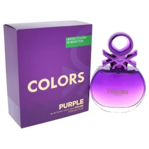 Benetton Colors Purple Eau De Toilette Spray For Women 80ml