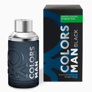 Benetton Colors Black Eau De Toilette Spray For Men 100ml - Image 2